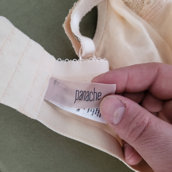 Panache Clara Full Cup Bra 7255 Underwired Non-Padded, Size 34J, Nude colour,New - Picture 6 of 16